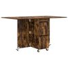 vidaXL S&ouml;&ouml;gilaud 2 pcs 140 x 80 x 77 cm Tehispuit Suitsutatud tamm