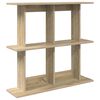 vidaXL Seinariiul Seinale kinnitav Sonoma tamm 100 x 20 x 75 cm
