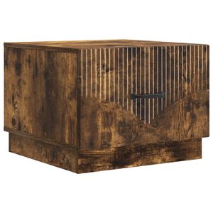 vidaXL Kohvilaud sahtliga Suitsutatud tamm 49 x 50 x 37 cm Tehispuit