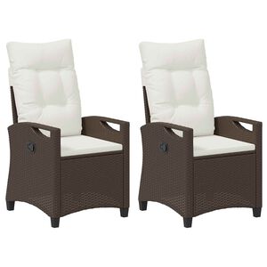 vidaXL Aia tool 2 pcs Pruun ja kreem 56 x 60 x 112 cm