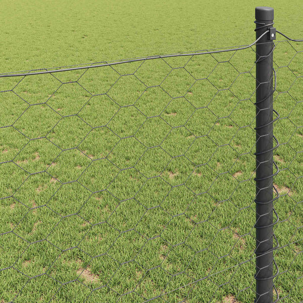 vidaXL Heksagonaalne tara Hall 1,6 x 100 m PVC