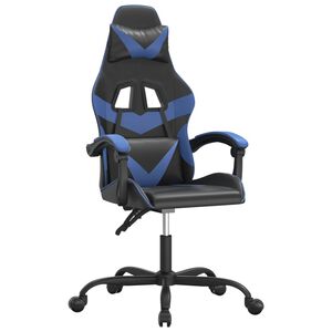 vidaXL m&auml;nguritool, must ja sinine, kunstnahk