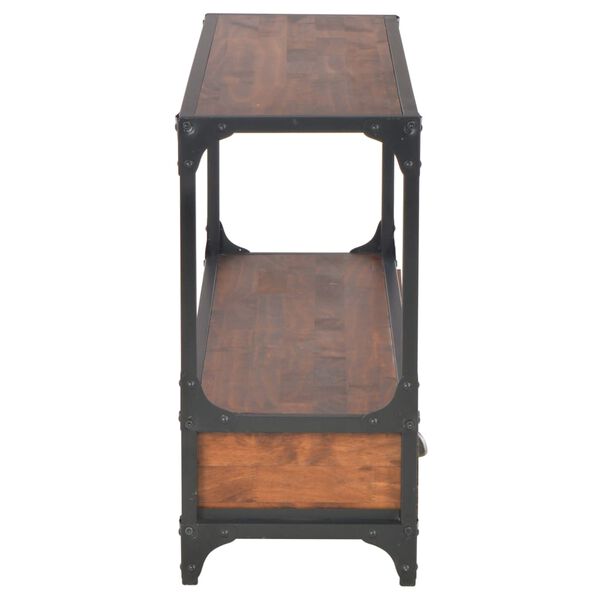 vidaXL telerikapp kolme sahtliga, 120 x 30 x 60 cm, toekas m&auml;nnipuit