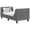vidaXL Kuni 3-aastase voodi raam koos peatoega Tumehall 70 x 140 cm