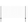 vidaXL Keevitatud Traadi Aed 10 x 1 m (L x K) PVC-kaetud teras Hall