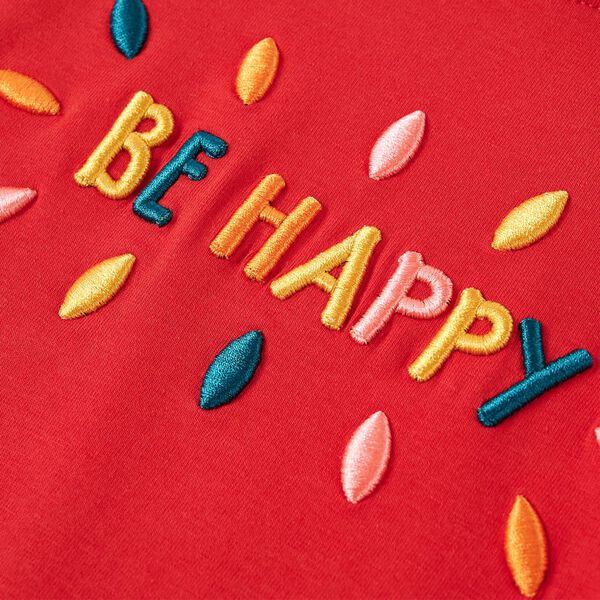 Pikkade varrukatega lastesärk, punane, 116