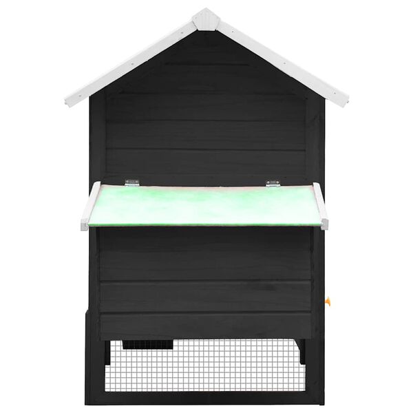 vidaXL kanakuut hall 170 x 81 x 110 cm männi- ja kuusepuidust