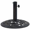 vidaXL p&auml;ikesevarju alus, must ja pronks, 9 kg 40 cm, malm