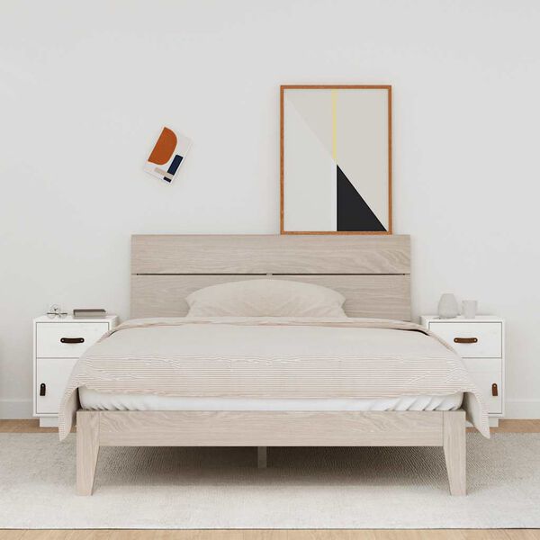 vidaXL öökapid, 2 tk, valge 40 x 34 x 55 cm, männipuit