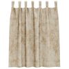 vidaXL Satiinist kardinad kardinatega 2 pcs cream 140 x 140 cm Samet