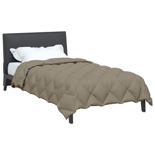 vidaXL Talve tek Helehall 220 x 140 cm Mikrokiud