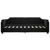 vidaXL diivanvoodi v&auml;ljat&otilde;mmatava osaga, must, 90x190 cm, kangas