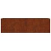 vidaXL taimekast, 280 x 80 x 80 cm, Corten-teras
