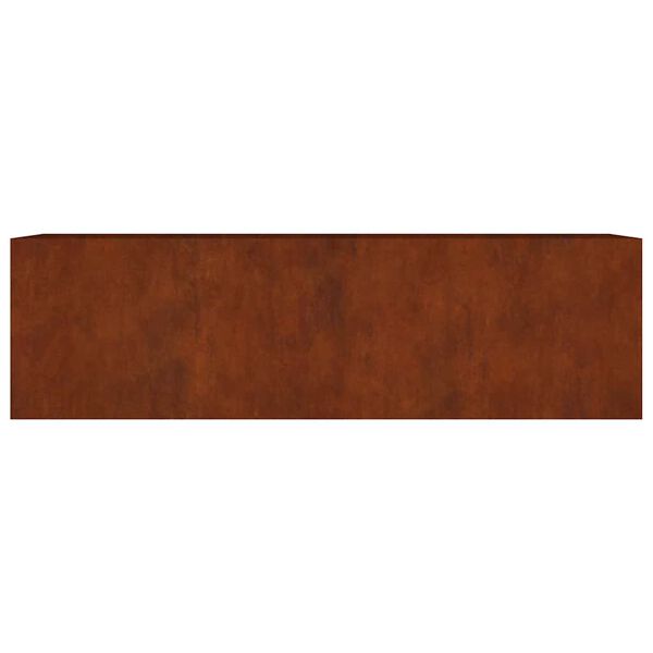 vidaXL taimekast, 280 x 80 x 80 cm, Corten-teras