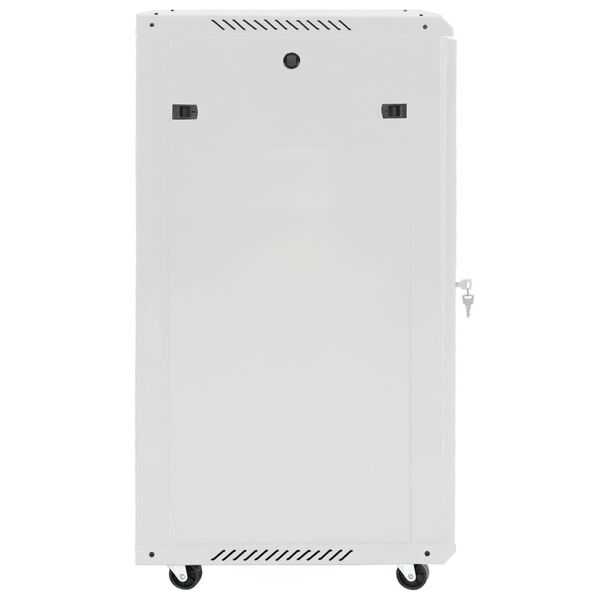 vidaXL 15U serverikapp, 19" IP20, hall, 60 x 45 x 86 cm