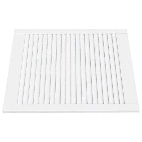 vidaXL kapiuksed, v&otilde;rega disain valge 69x59,4 cm m&auml;nnipuit