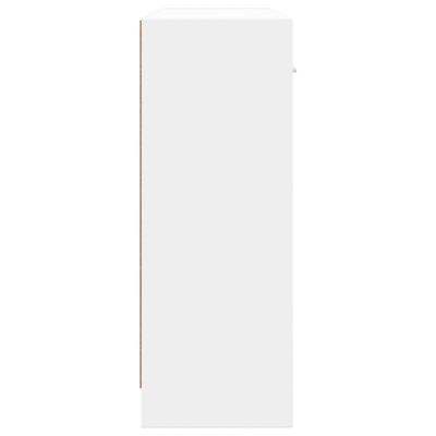 vidaXL puhvetkapp, valge, 91 x 28 x 75 cm, tehispuit