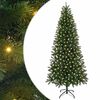 vidaXL Tehisj&otilde;ulupuu koos 300 LED-iga Roheline 180 cm PE ja PVC