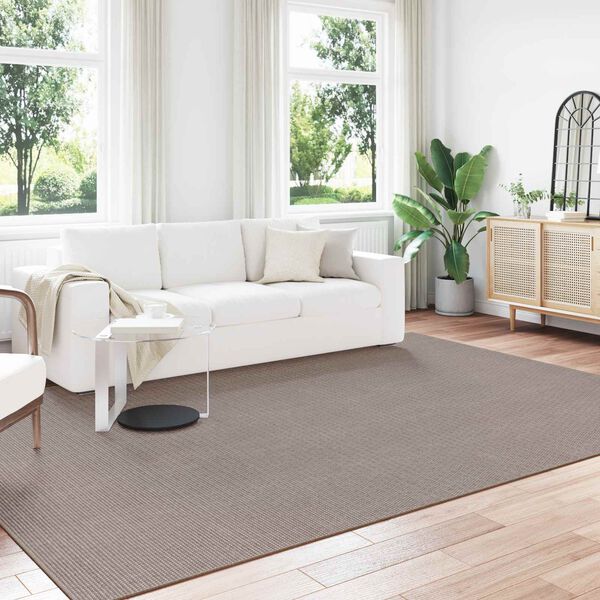 vidaXL Alavaibad Ristk&uuml;lik LUGO Pruunikashall 340 x 240 cm Pol&uuml;ester