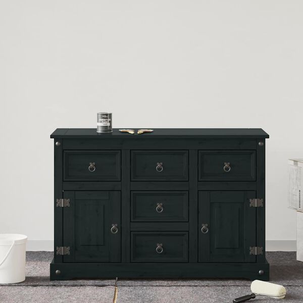 vidaXL Mööblivärv Must 10 x 10 x 12,2 cm Seinaprindid