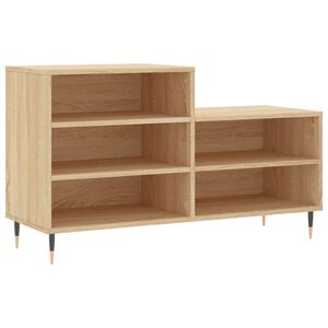 vidaXL kingakapp, Sonoma tamm, 102x36x60 cm, tehispuit