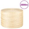 vidaXL k&ouml;is 100% sisal 3 mm 2000 m