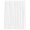 vidaXL Lina Kardin kardinatega Lilled Valge 200 x 300 cm Pol&uuml;ester