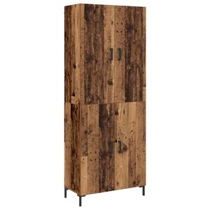 vidaXL K&otilde;rgushein Vana puit 69,5 x 34 x 180 cm Tehispuit
