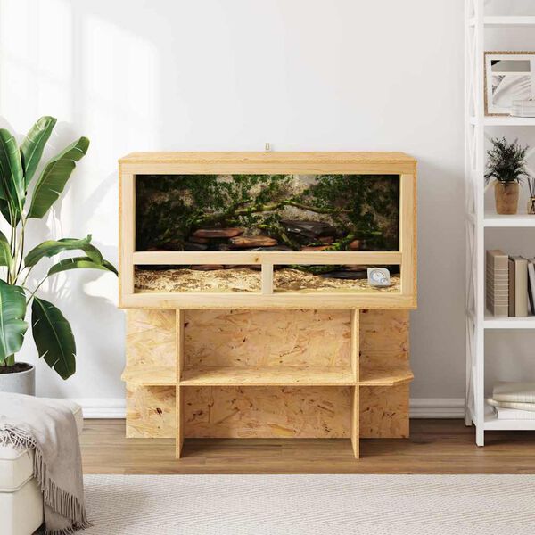 vidaXL Terrarium Pruun 100 x 50 x 100 cm OSB