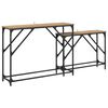 vidaXL Konsoollaud 2 pcs K&auml;sit&ouml;&ouml;puu 100 x 28 x 75 cm Tehispuit