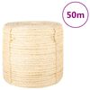 vidaXL k&ouml;is 100% sisal 6 mm 50 m