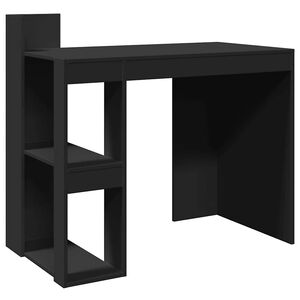 vidaXL kontorilaud, must, 103,5x56,5x94 cm, tehispuit