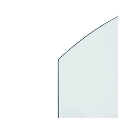 vidaXL kaminaesine klaasplaat, 80x60 cm