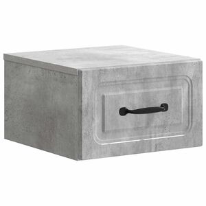 vidaXL Seinale kinnitatav &ouml;&ouml;tis Betoonhall 34,5 x 33 x 20 cm Tehispuit