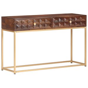 vidaXL konsoollaud 122 x 36 x 75 cm, toekas mangopuit