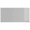 vidaXL K&ouml;gi Splashback 2 pcs Helehall 100 x 50 cm karastatud klaas