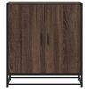 vidaXL puhvetkapp pruun tamm 68x35x76 cm Engineered Wood and Metal