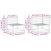 vidaXL V&auml;li diivanikomplekt 9 pcs Neutraalne Tugev akatsiapuu