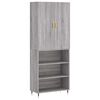 vidaXL k&otilde;rge kapp, hall Sonoma tamm, 69,5 x 34 x 180 cm, tehispuit