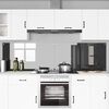 vidaXL Kögi Splashback 2 pcs Tumehall 110 x 60 cm karastatud klaas