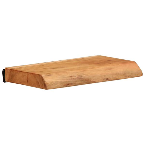 vidaXL seinariiulid 2 tk, 30x20x3,5 cm, toekas akaatsiapuit