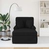 vidaXL Chaise lounge p&ouml;&ouml;ratud &auml;&auml;rega Must 91 x 157 x 91 cm kangas