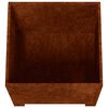 vidaXL jalgadega taimekast, rooste, 50x50x50 cm, Corten teras