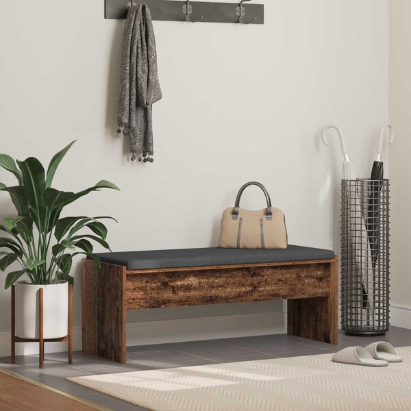 vidaXL Hallipink padjaga Vana puit 103 x 38 x 40 cm