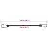 vidaXL bungee nöör helkurribade ja konksudega 50 tk, 46 cm