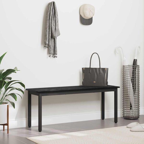 vidaXL pink Must tamm 110 x 35 x 45 cm Tehispuit