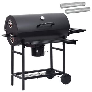 vidaXL T&uuml;nnigrill rataste ja riiulitega 3 tk 115 x 85 x 95 cm Metall