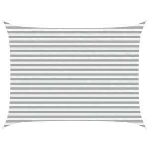 vidaXL P&auml;ikesepuri Helehall ja valge 4 &times; 3 m 100% pol&uuml;ester Oxford