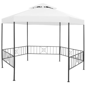 vidaXL varjualune 323 x 275 x 265 cm pruunikashall 180 g/m&sup2;