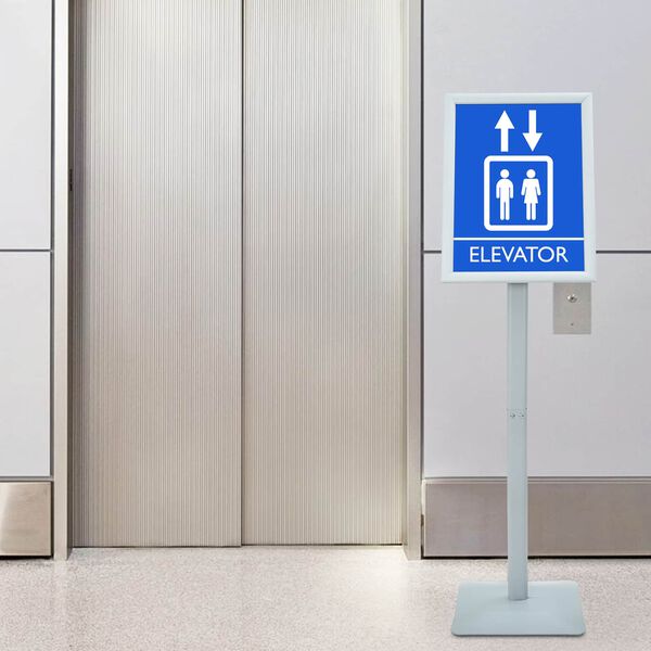 vidaXL Pjedestaali plakati tugi H&otilde;bedane 32,5 x 27 x 126 cm